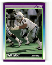 1990 Score Base Set #512 Bob Golic