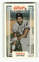 1983 Kelloggs Base Set #15 Dave Winfield