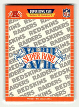 1989 Pro Set Super Bowl Logos #18 Super Bowl XVIII