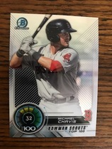 2018 Bowman Chrome Bowman Scouts Top 100 #BTP-32 Michael Chavis