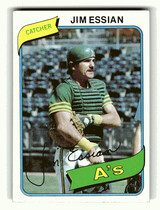 1980 Topps Base Set #341 Jim Essian
