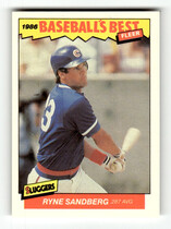 1986 Fleer Baseballs Best #32 Ryne Sandberg