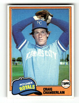 1981 Topps Base Set #274 Craig Chamberlain