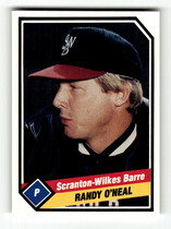 1989 CMC Scranton Wilkes-Barre Red Barons #10 Randy Oneal