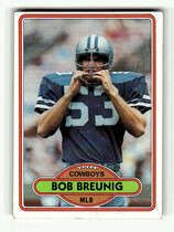 1980 Topps Base Set #204 Bob Breunig