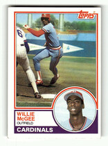 1983 Topps Base Set #49 Willie McGee