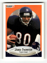 1990 Fleer Base Set #300 James Thornton