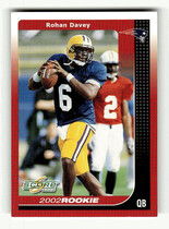 2002 Score Base Set #258 Rohan Davey