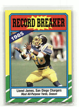 1986 Topps Base Set #3 Lionel James
