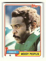1981 Topps Base Set #154 Woody Peoples