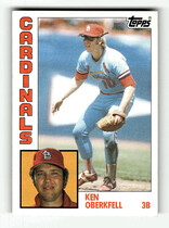 1984 Topps Base Set #102 Ken Oberkfell