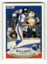 1990 Fleer Base Set #70 Sean Landeta