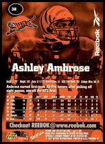 1997 SkyBox Premium Reebok Silver #38 Ashley Ambrose