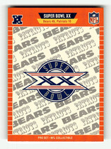 1989 Pro Set Super Bowl Logos #20 Super Bowl XX