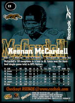 1997 SkyBox Premium Reebok Bronze #12 Keenan McCardell