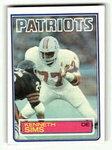 1983 Topps Base Set #336 Kenneth Sims
