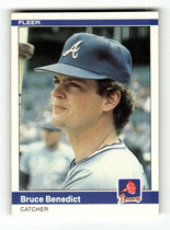 1984 Fleer Base Set #172 Bruce Benedict