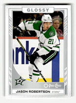 2023 Upper Deck O-Pee-Chee OPC Glossy Silver Series 2 #R-43 Jason Robertson