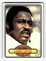 1980 Topps Base Set #406 Larry Little