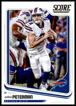 2018 Score Base Set #40 Nathan Peterman