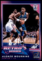 2017 Donruss Retro Series #2 Alonzo Mourning