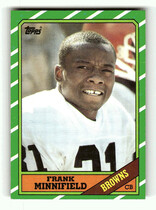 1986 Topps Base Set #198 Frank Minnifield