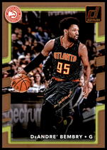 2017 Donruss Base Set #1 Deandre Bembry