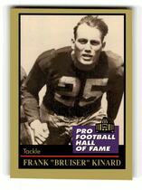 1991 ENOR Pro Football HOF #77 Bruiser Kinard