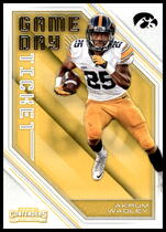 2018 Panini Contenders Draft Picks Game Day Ticket #25 Akrum Wadley