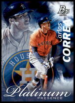2017 Bowman Platinum Platinum Presence #PP-CC Carlos Correa