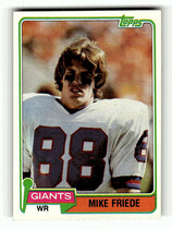 1981 Topps Base Set #74 Mike Friede