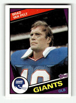1984 Topps Base Set #323 Brad Van Pelt