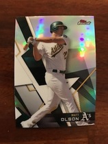 2018 Finest Refractor #95 Matt Olson