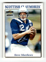1996 Score WLAF #23 Steve Matthews