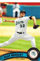 2011 Topps Base Set Series 1 #167 Clay Hensley