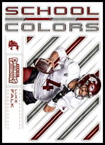 2018 Panini Contenders Draft Picks School Colors #18 Luke Falk