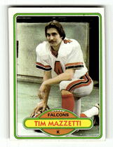 1980 Topps Base Set #383 Tim Mazzetti