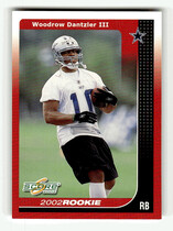 2002 Score Base Set #316 Woodrow Dantzler II