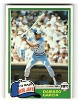 1981 Topps Base Set #488 Damaso Garcia