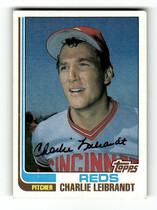 1982 Topps Base Set #169 Charlie Leibrandt
