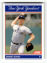 1990 Score Yankees Nat West #21 Jimmy Jones