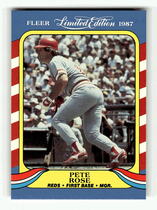 1987 Fleer Limited Edition #36 Pete Rose