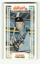 1983 Kelloggs Base Set #54 Bob Horner