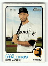 2022 Topps Heritage #184 Jacob Stallings