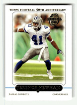 2005 Topps Base Set #12 Terence Newman