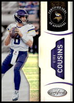 2018 Panini Certified Certified Seal of Approval #20 Kirk Cousins
