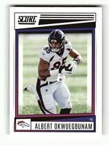 2022 Score Base Set #77 Albert Okwuegbunam
