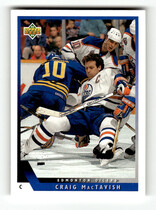 1993 Upper Deck Base Set #111 Craig MacTavish