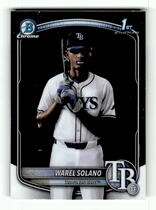 2025 Bowman Chrome Prospects #BCP-225 Warel Solano