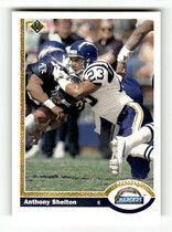 1991 Upper Deck Base Set #588 Anthony Shelton